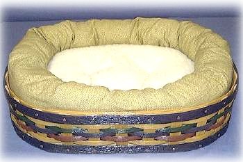 Classic Cedar Basket Weave Pet Bed